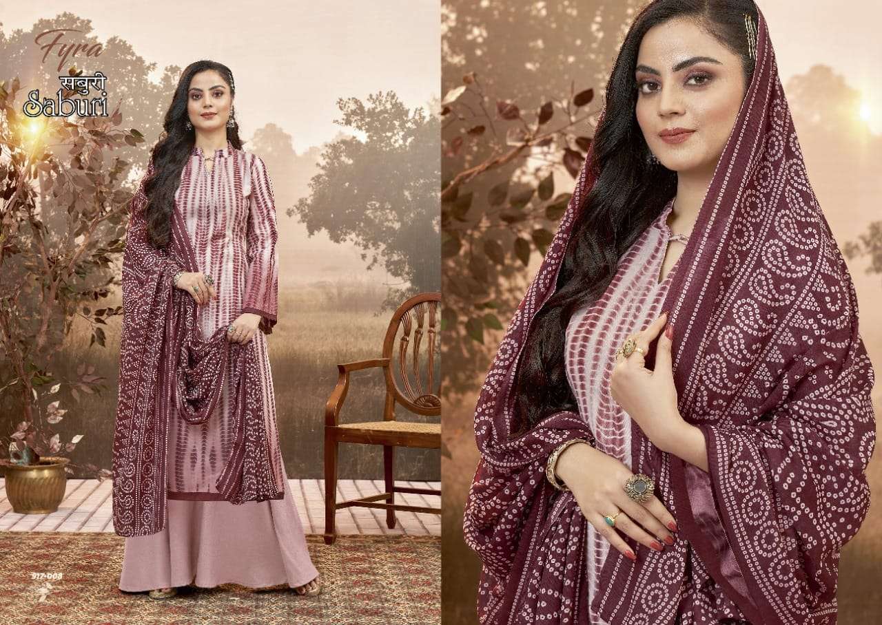 Fyra Saburi Catalog Pure Cotton Regular Wear Unstitched Dress Materials