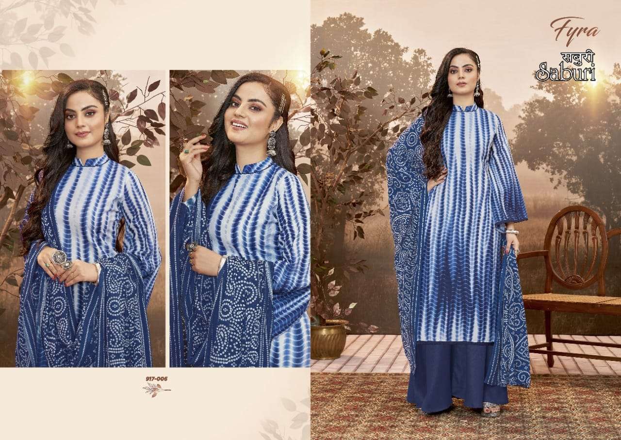 Fyra Saburi Catalog Pure Cotton Regular Wear Unstitched Dress Materials
