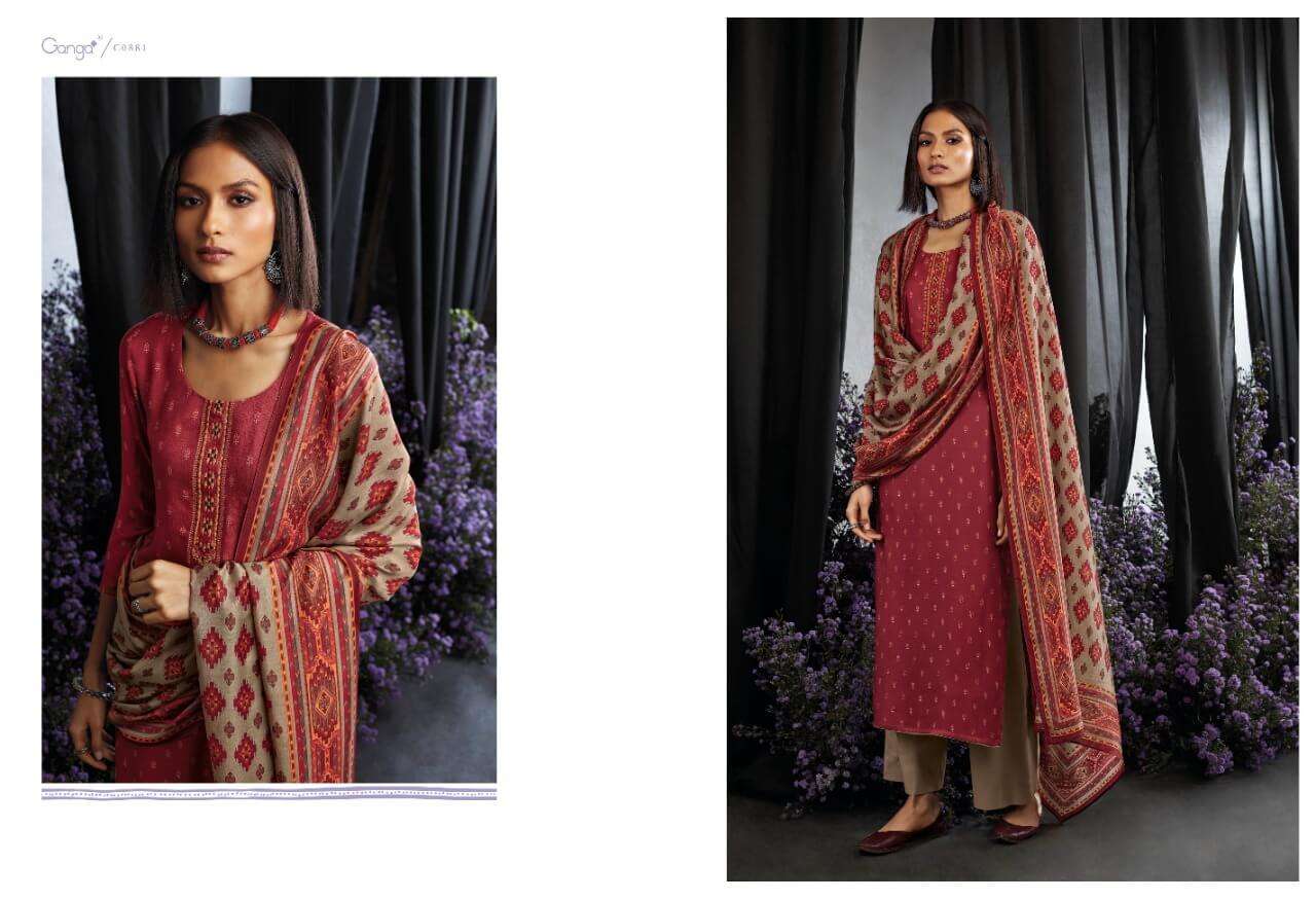 Ganga Maahru Catalog Unstitiched Dress Materials