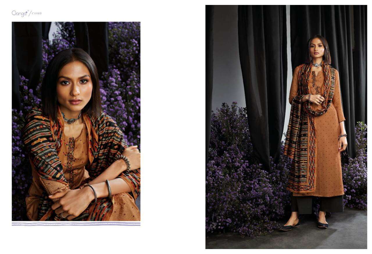 Ganga Maahru Catalog Unstitiched Dress Materials