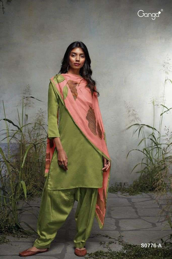 Ganga Selvi 776 Catalog Cotton Dress Materials
