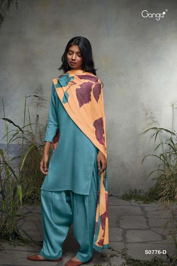 Ganga Selvi 776 Catalog Cotton Dress Materials