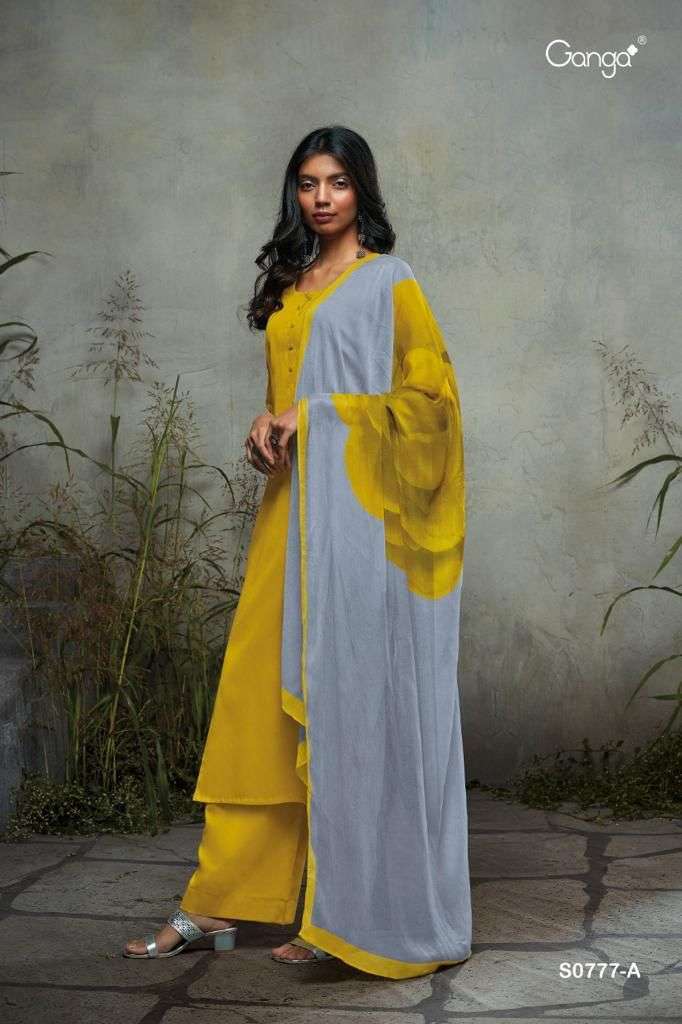 Ganga Selvi 777 Catalog Wholesale Cotton Dress Materials