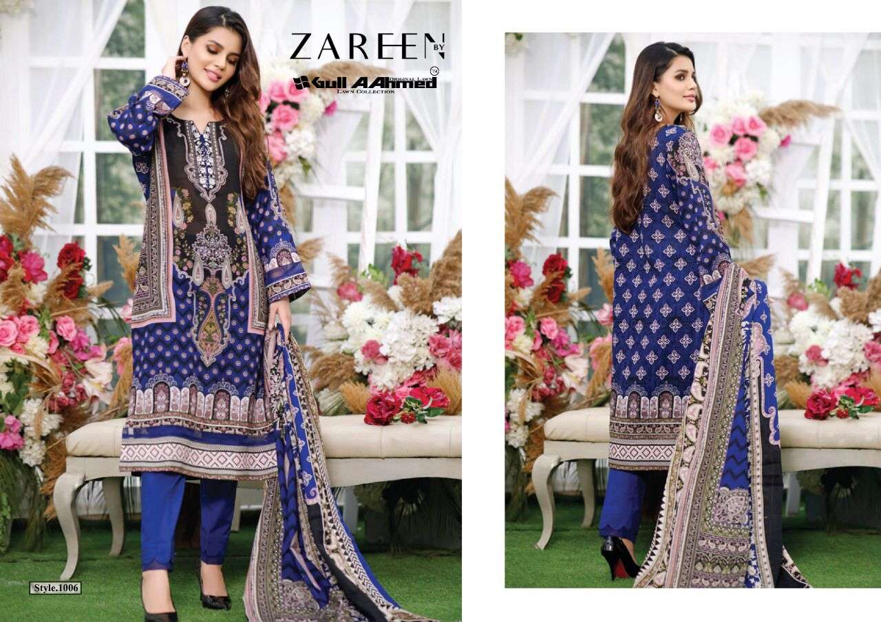 Gull AAhmed Zareen catalog  Exclusive jam satin Pakistani suits 