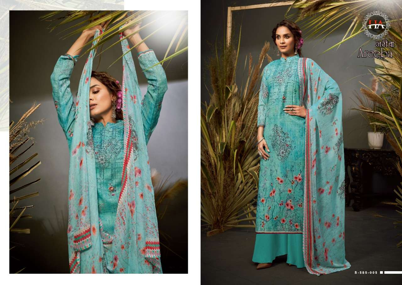 Harshit Areeba catalog  Cotton Digital Printed Dress Material