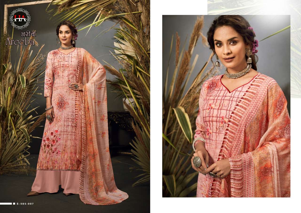 Harshit Areeba catalog  Cotton Digital Printed Dress Material