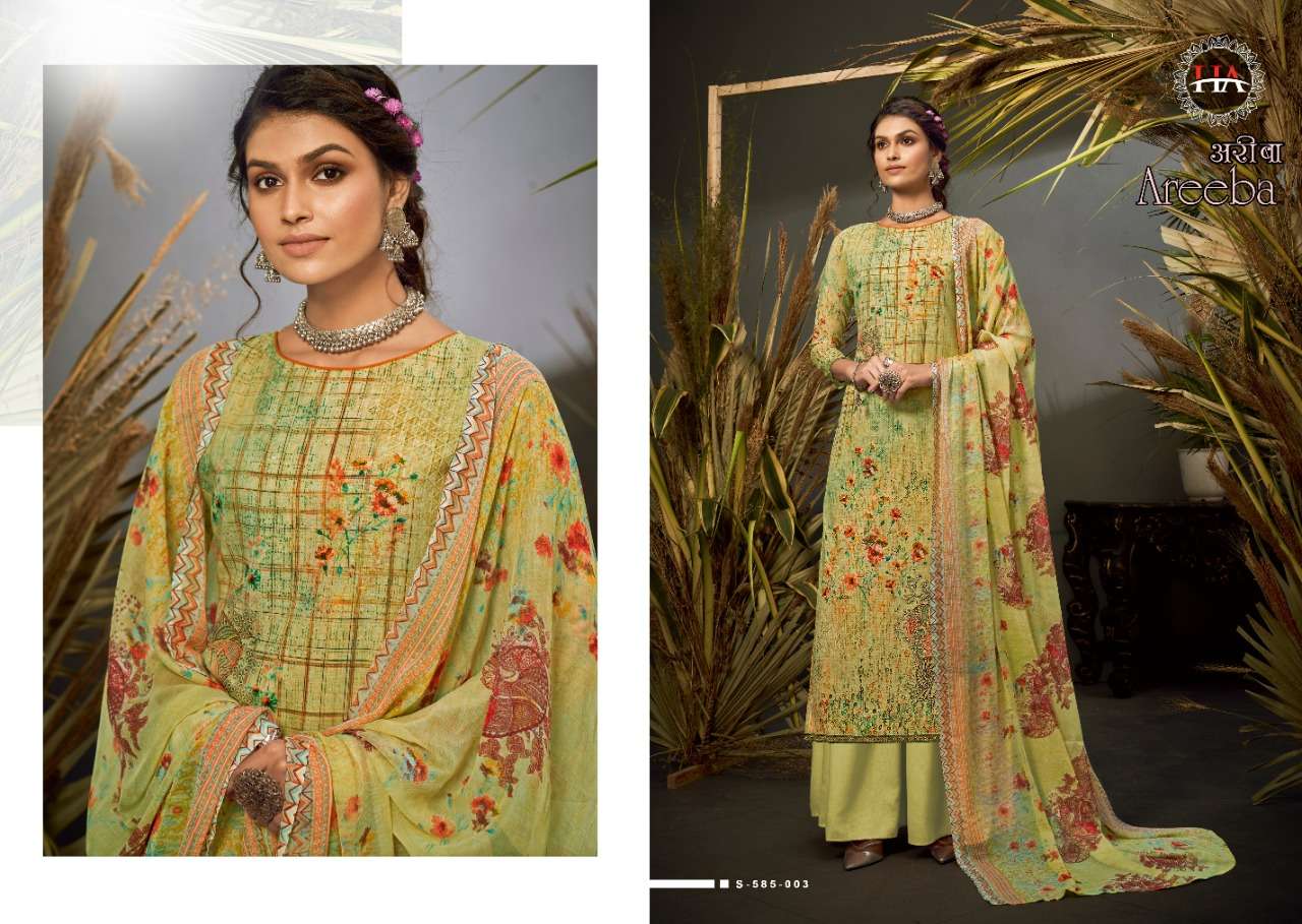 Harshit Areeba catalog  Cotton Digital Printed Dress Material