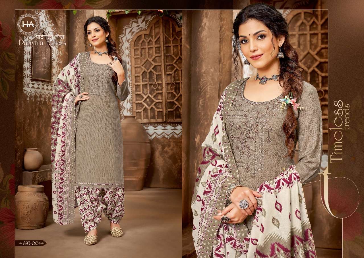 Harshit Patiyala Babes Vol 2 Catalog Pure Cotton Daily Wear Unstitched Dress Materials