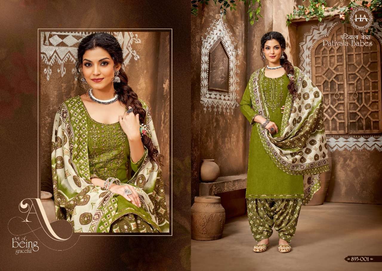 Harshit Patiyala Babes Vol 2 Catalog Pure Cotton Daily Wear Unstitched Dress Materials