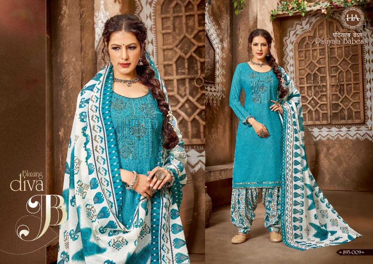 Harshit Patiyala Babes Vol 2 Catalog Pure Cotton Daily Wear Unstitched Dress Materials