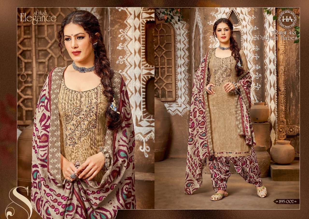 Harshit Patiyala Babes Vol 2 Catalog Pure Cotton Daily Wear Unstitched Dress Materials