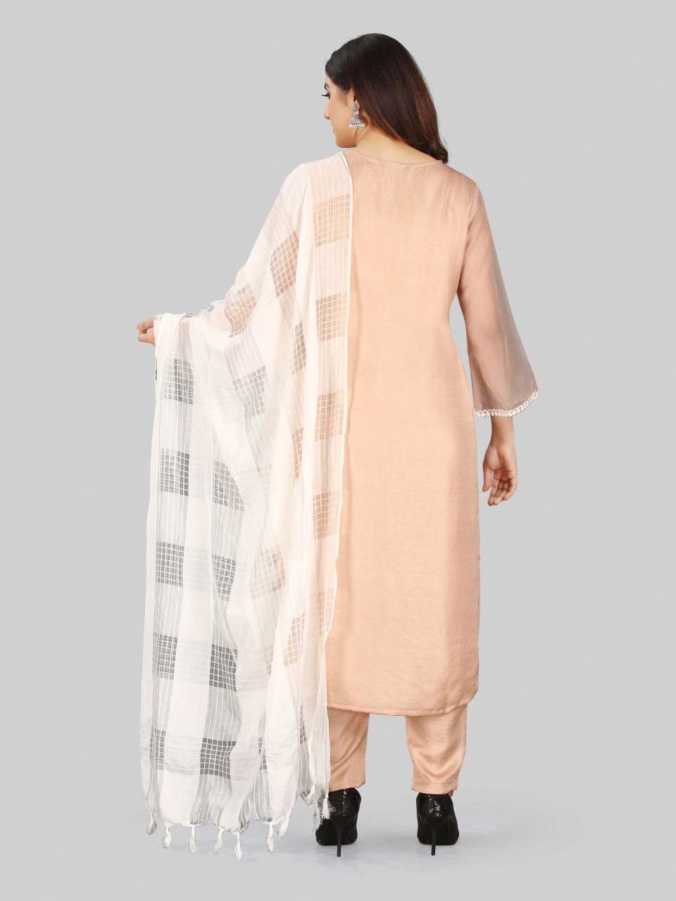 Heeposh HPSKSD-90 Ethnic Wear Silk Top Bottom with Dupatta
