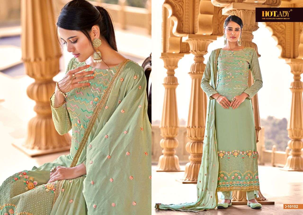 Hotlady Alankaar Catalog Pure Viscose Heavy Party Wear Salwar Suits 