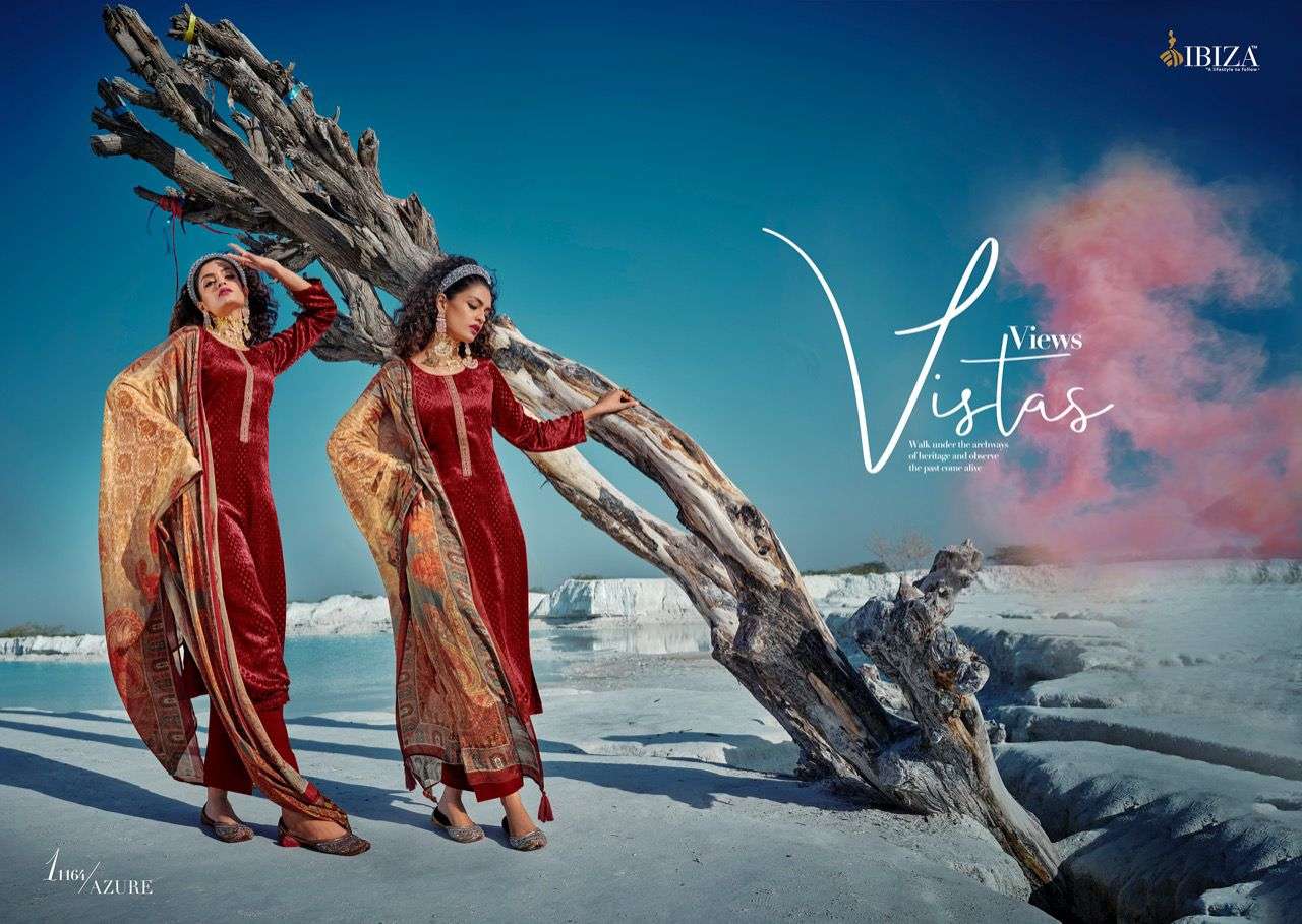 Ibiza Azure Catalog Pure Velvet Brasso Designer Expensive Wear Dress Materials