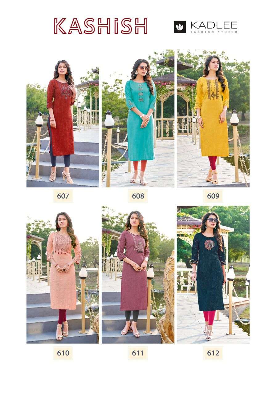 Kadlee Kashish Catalog Festive Wear Rayon Kurtis  