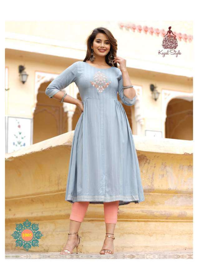 Kajal Style Urban Line  vol 1  catalog Designer Rayon Kurtis 