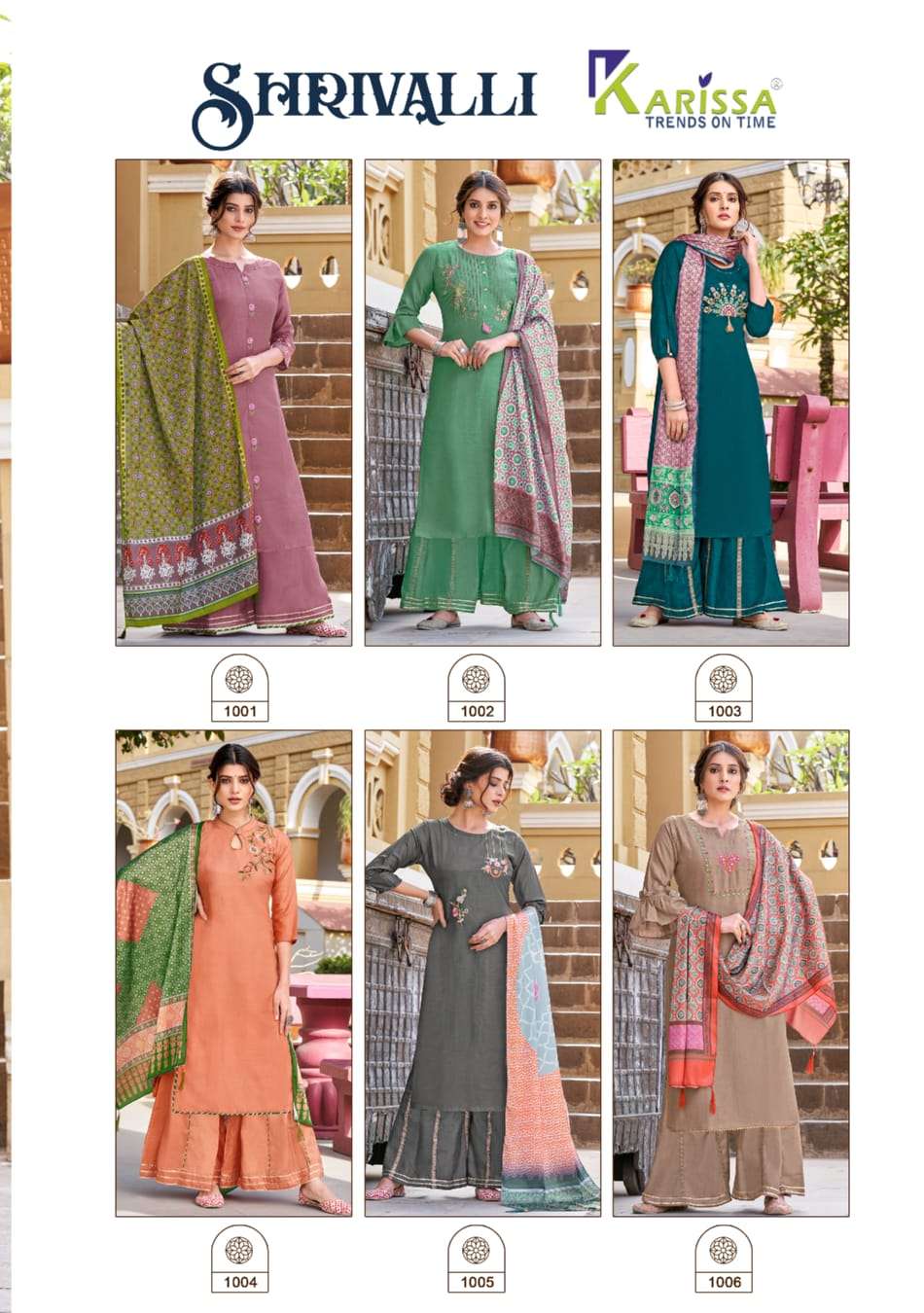 Karissa Shrivalli  catalog  Fancy  top Sharara with duptta  catalog 