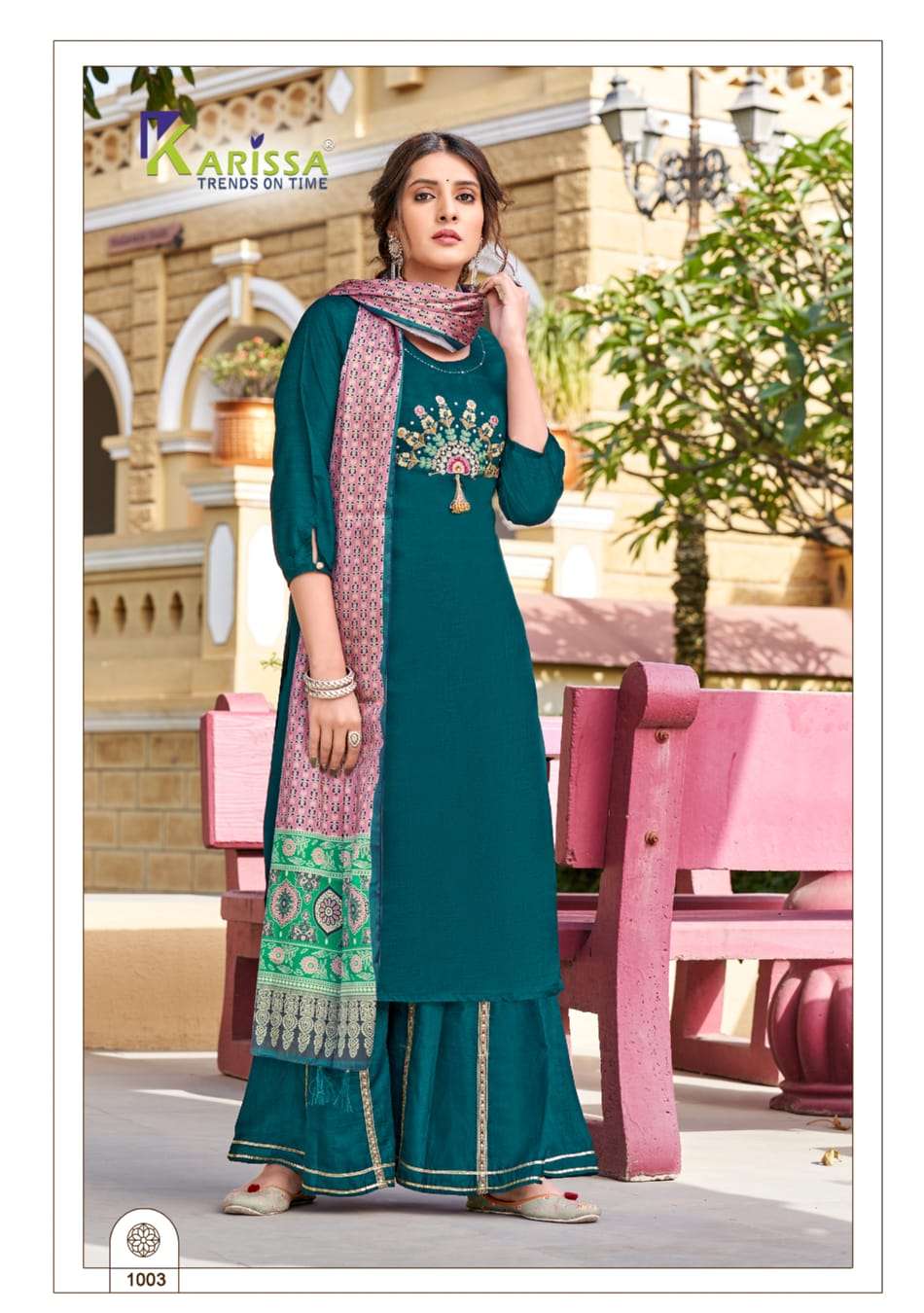 Karissa Shrivalli  catalog  Fancy  top Sharara with duptta  catalog 