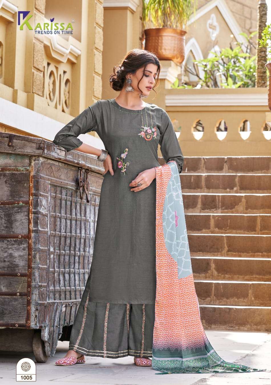 Karissa Shrivalli  catalog  Fancy  top Sharara with duptta  catalog 