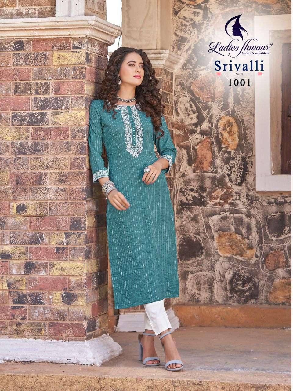 Ladies Flavour Srivalli   catalog  Rayon Kurti catalog