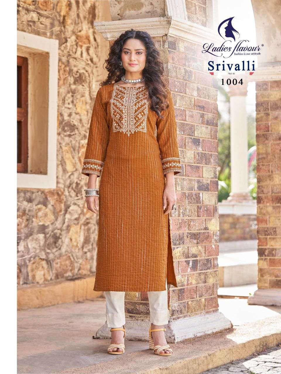 Ladies Flavour Srivalli   catalog  Rayon Kurti catalog