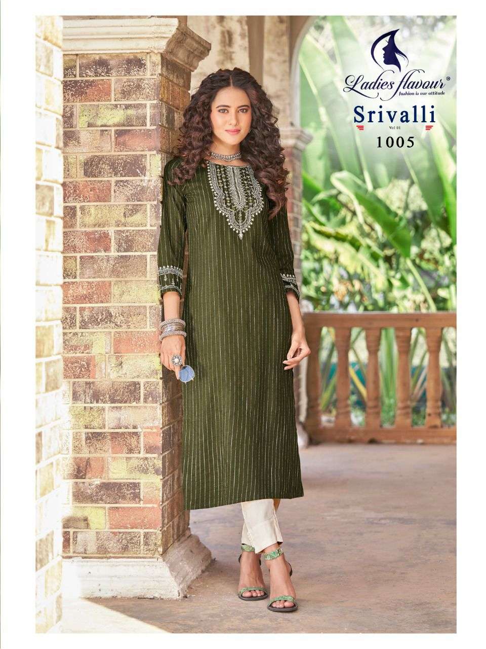 Ladies Flavour Srivalli   catalog  Rayon Kurti catalog