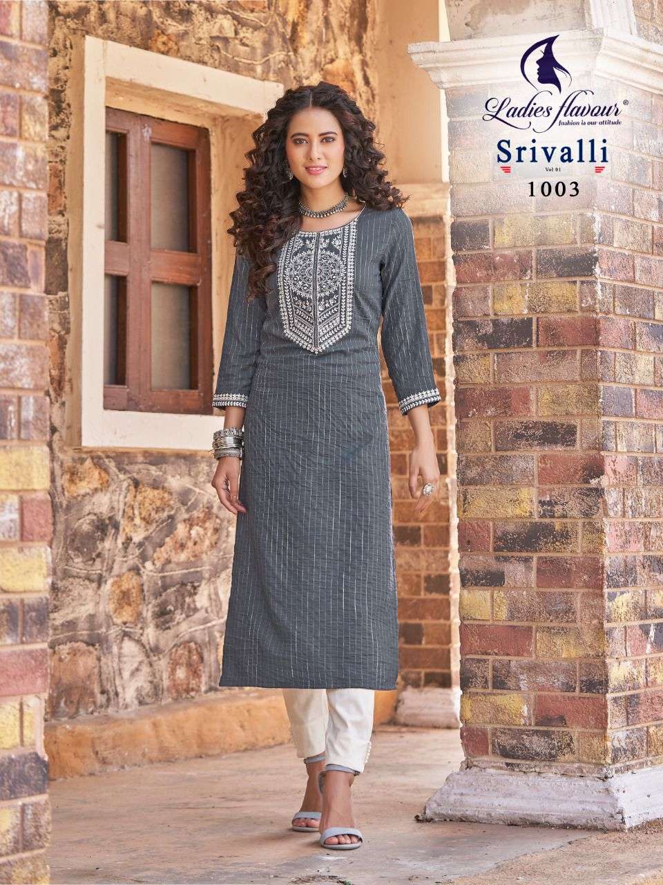 Ladies Flavour Srivalli   catalog  Rayon Kurti catalog