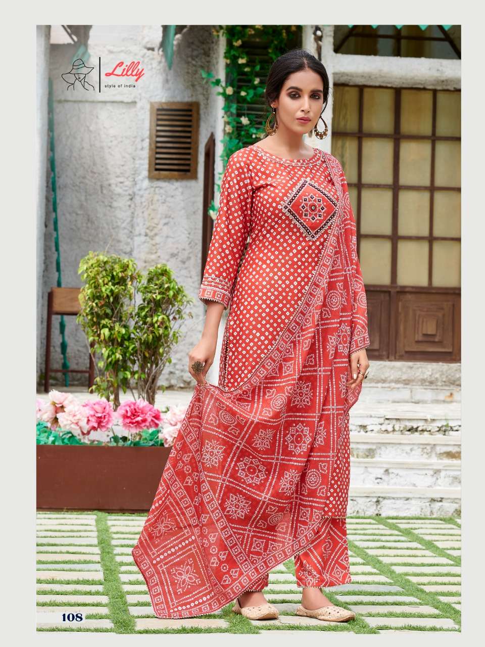 Lilly Basant Catalog Cotton Readymade Dress Materials
