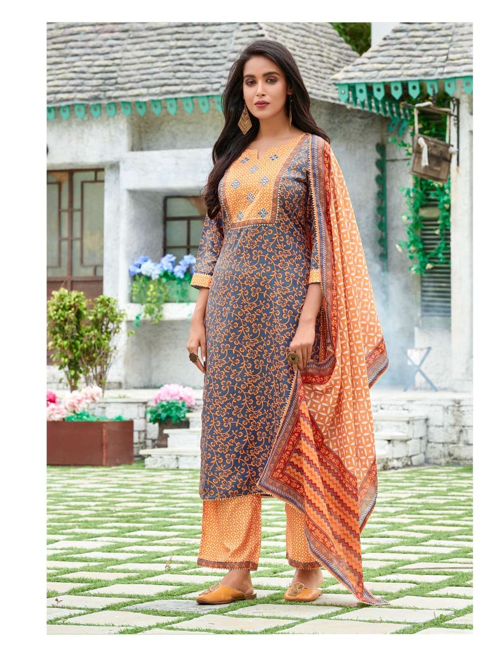 Lilly Basant Catalog Cotton Readymade Dress Materials
