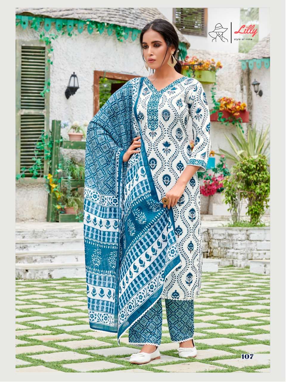 Lilly Basant Catalog Cotton Readymade Dress Materials