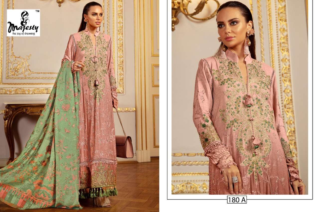 Majesty Maria Hit 13 Catalog Cotton Embroidery Pakistani Salwar Kameez 