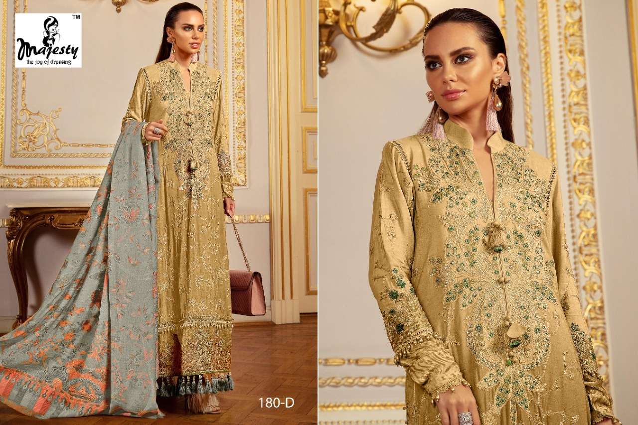 Majesty Maria Hit 13 Catalog Cotton Embroidery Pakistani Salwar Kameez 