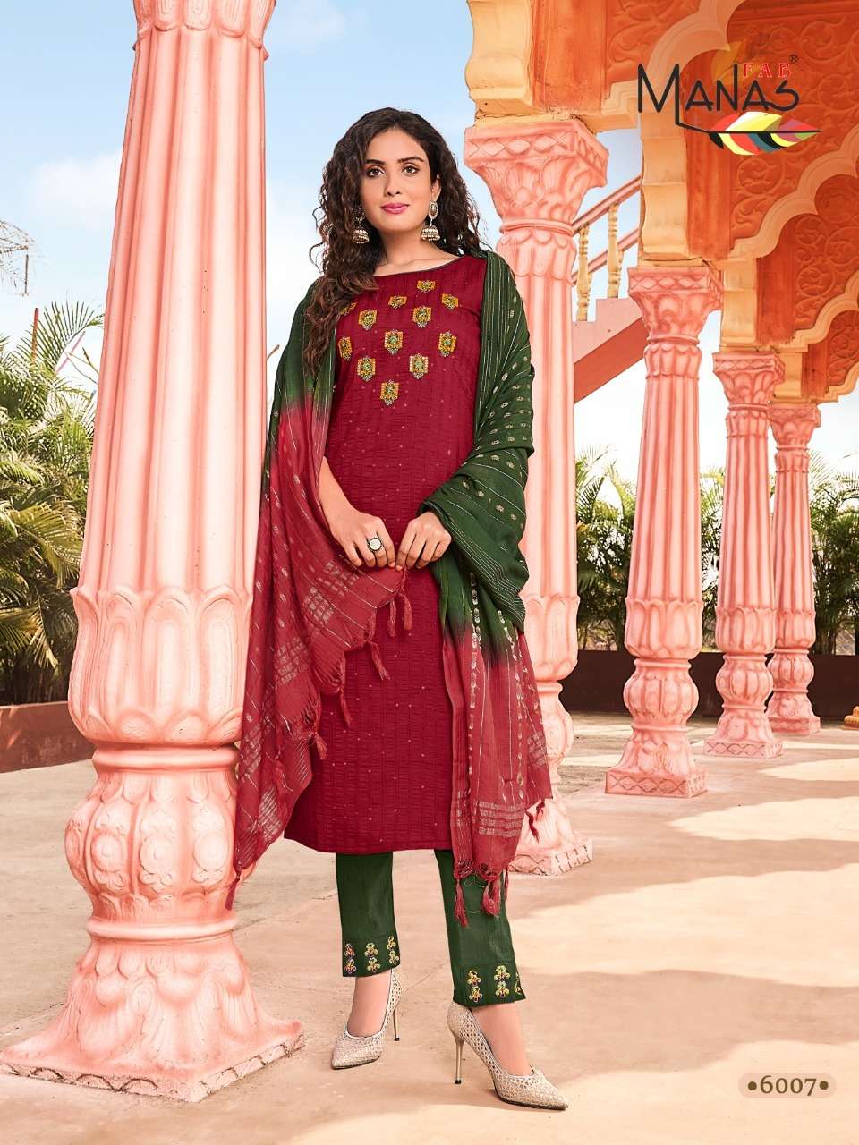 Manas Arina Vol 2 Readymade  Festive Wear top bottom with duptta catalog 