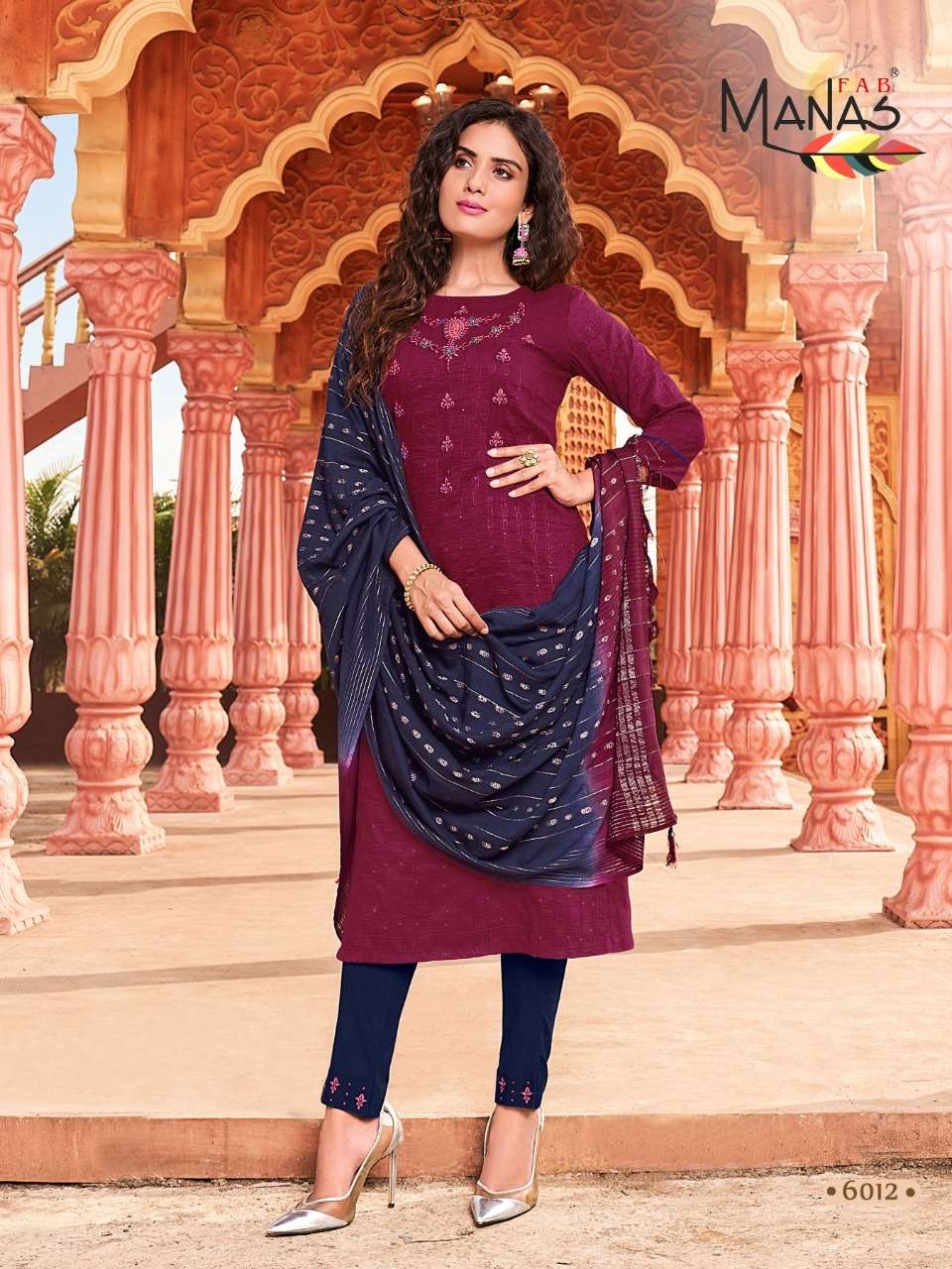Manas Arina Vol 2 Readymade  Festive Wear top bottom with duptta catalog 