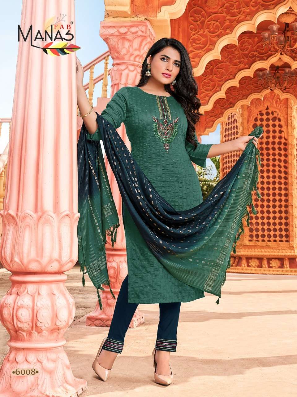 Manas Arina Vol 2 Readymade  Festive Wear top bottom with duptta catalog 