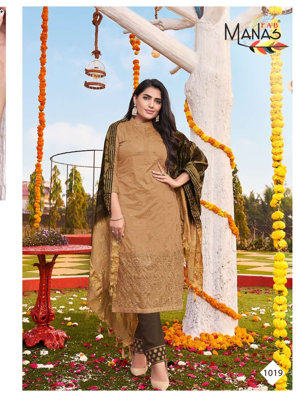 Manas Lucknowi  vol 4  catalog  Designer Festive Wear Readymade Top Bottom with Dupatta 