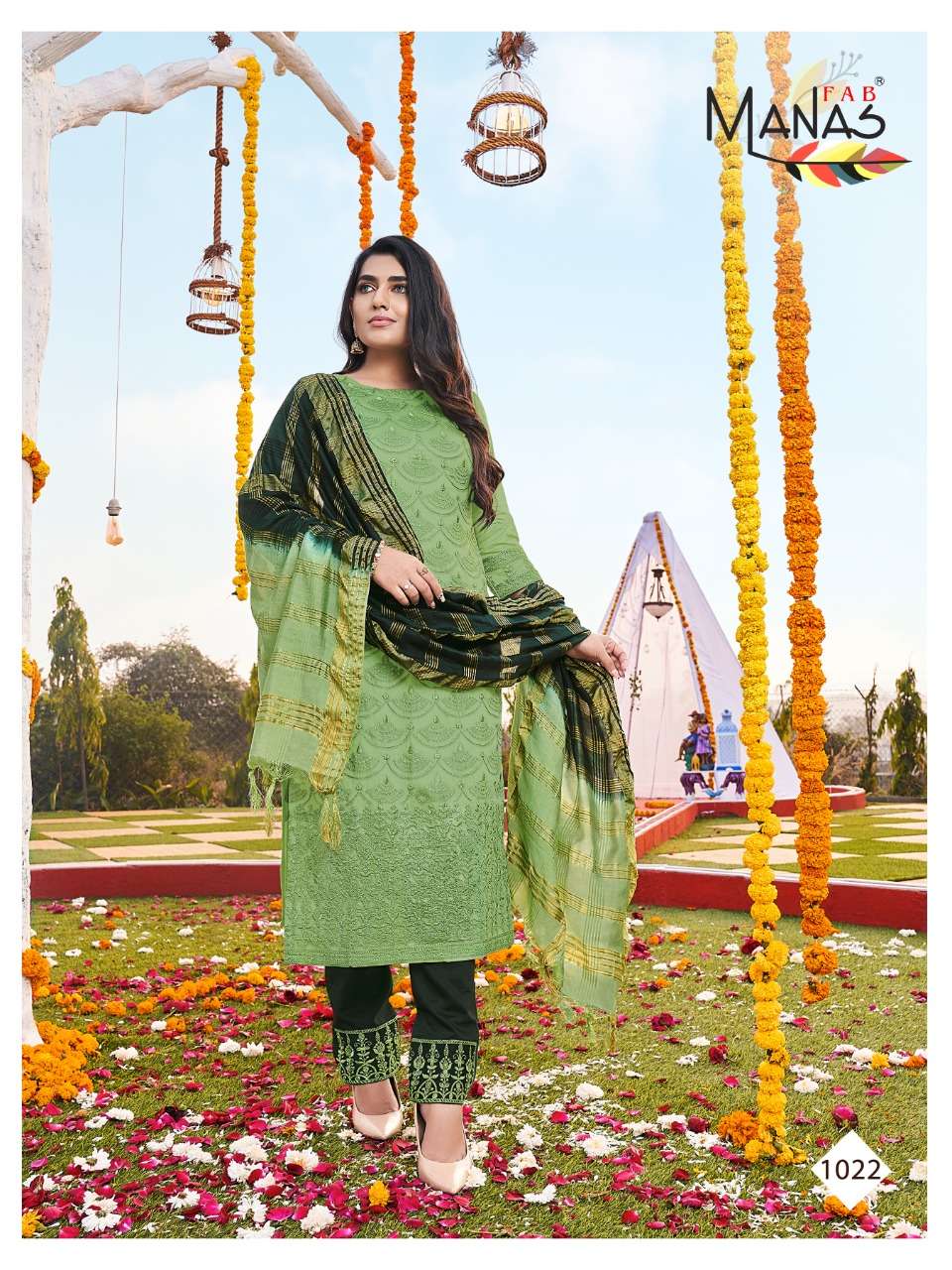 Manas Lucknowi  vol 4  catalog  Designer Festive Wear Readymade Top Bottom with Dupatta 