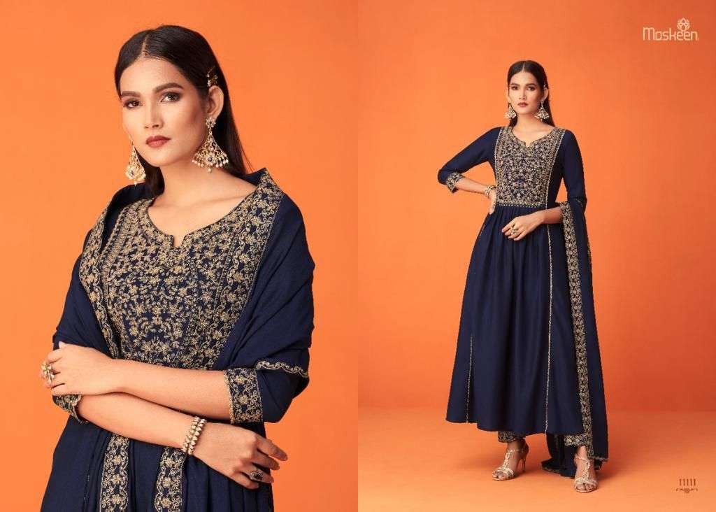 Maskeen Aatika Catalog Exclusive Readymade Top Bottom With Dupatta 