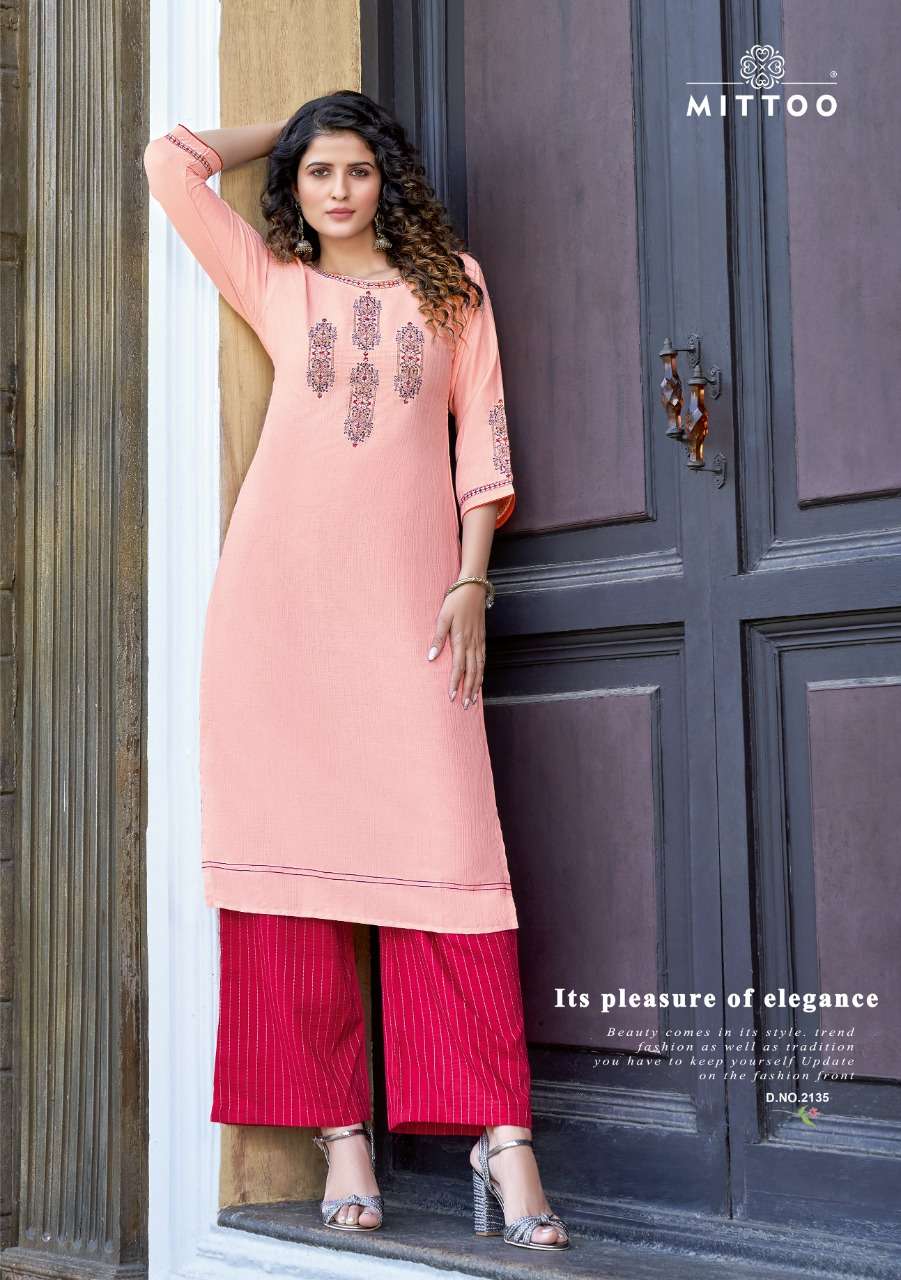 Mittoo Panghat Vol 21 catalog  Designer Kurti With Plazzo   Buy Mittoo Kurtis in Wholesale