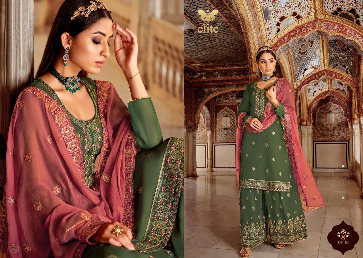 Mohini Fashion Elite Catalog Exclusive Wear Readymade Sharara Suits 