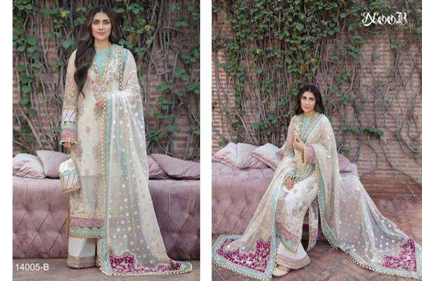 Noor Aafozeh Vol 2 catalog  Hit Collection 14005 Fancy Georgette Pakistani Salwar suits 