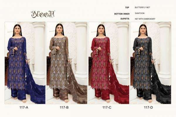Noor Hit 117 Catalog Embroidery Wear Pakistani Salwar Kameez
