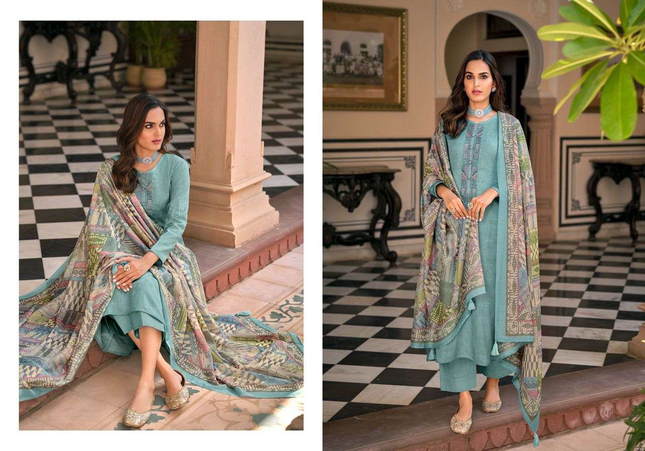 Prem Trendz Sumaira Catalog Pure Jam Cotton Designer Wear Dress Materials