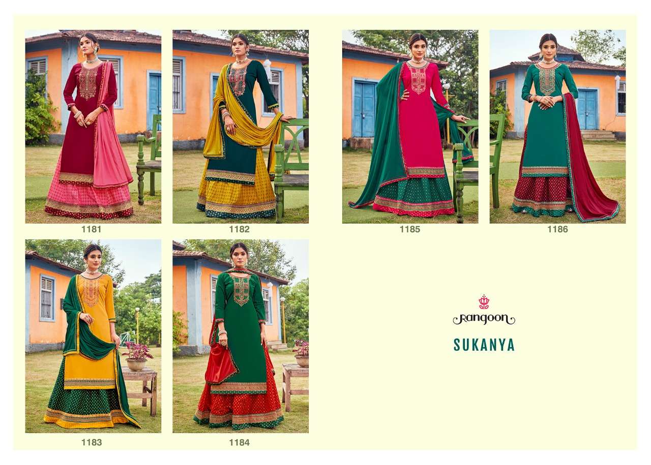 Rangoon Sukanya catalog  Wedding Wear Embroidery Salwar Kameez