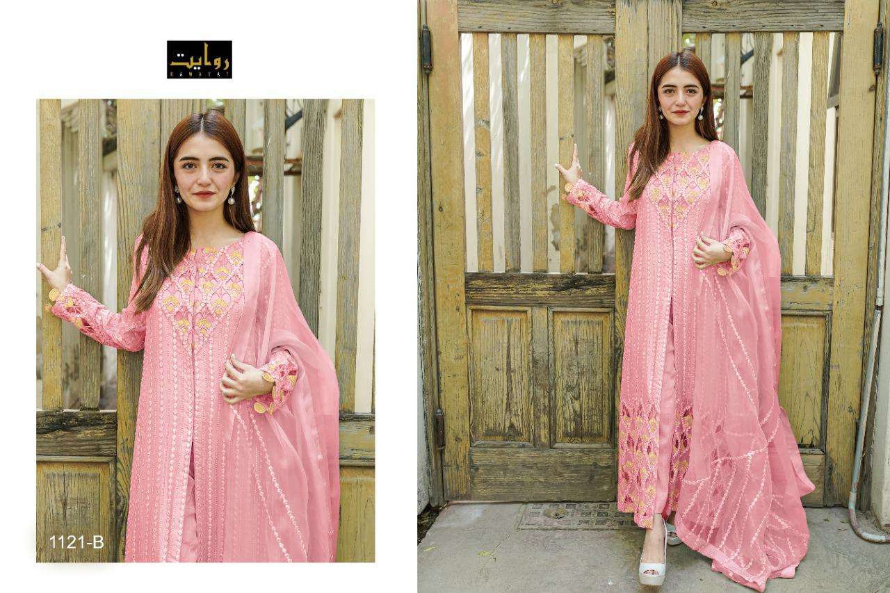 Rawayat Cross Stitch Catalog Georgette Embroidery Pakistani Salwar Kameez