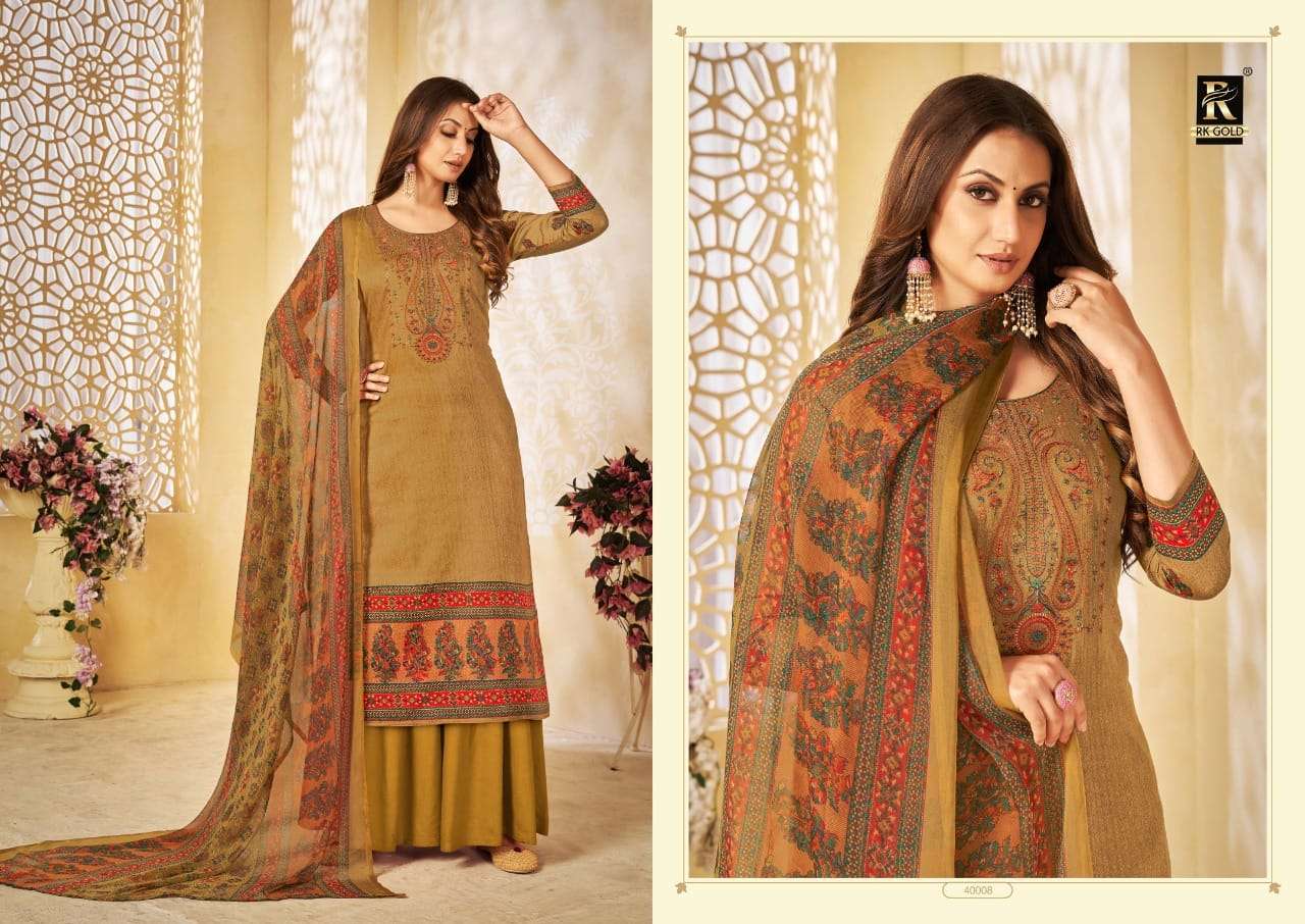 Rk Gold Antra Catalog  Latest Summer Wear Cotton Dress Materials