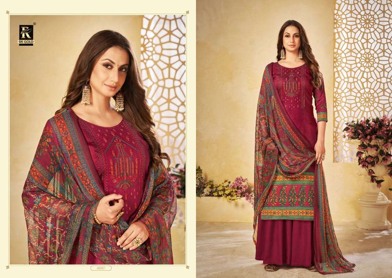 Rk Gold Antra Catalog  Latest Summer Wear Cotton Dress Materials
