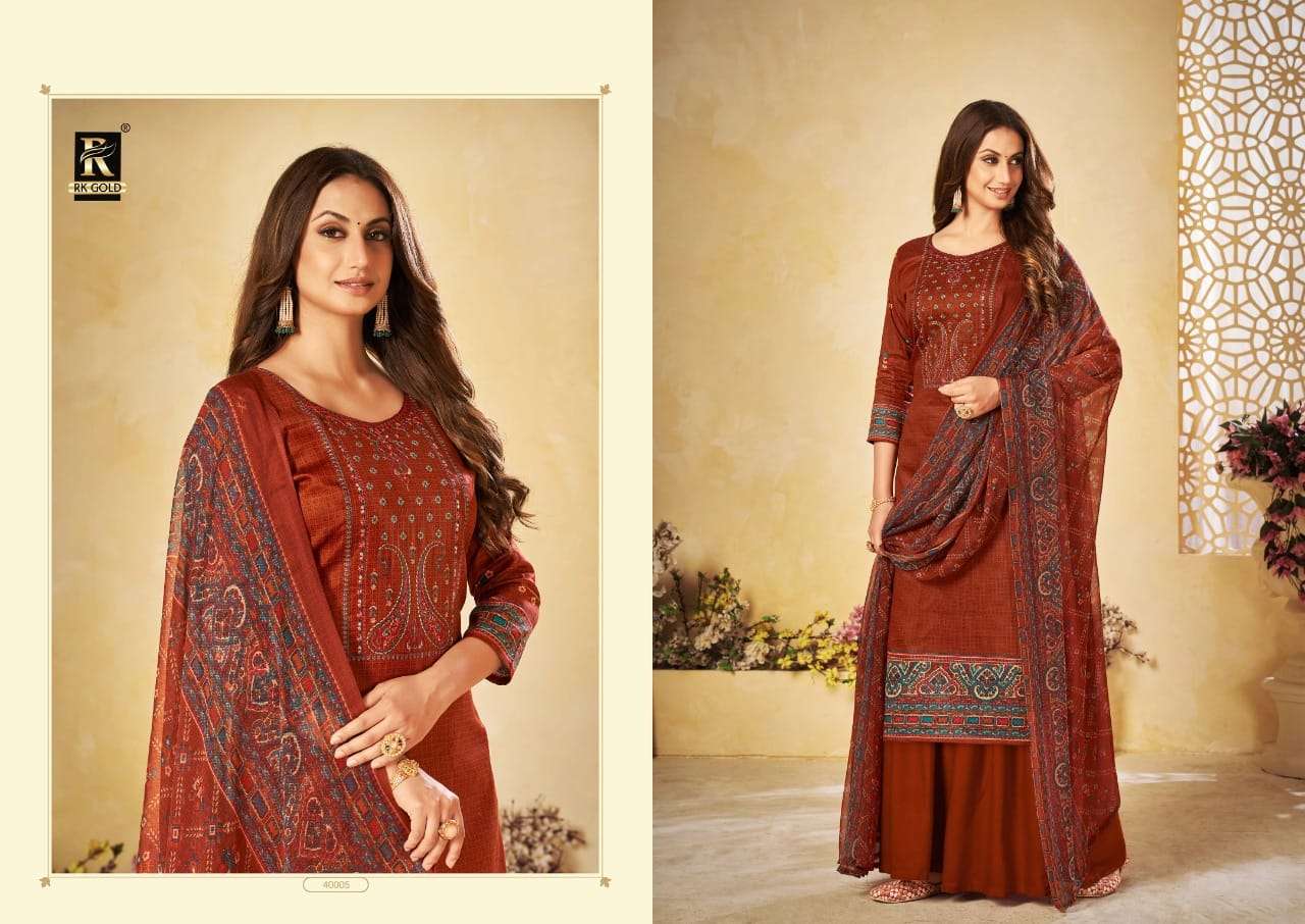 Rk Gold Antra Catalog  Latest Summer Wear Cotton Dress Materials