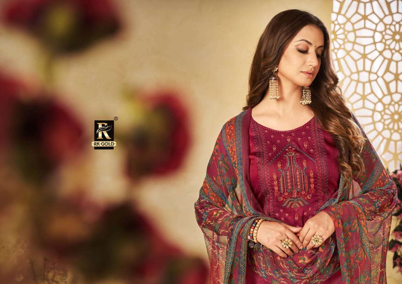 Rk Gold Antra Catalog  Latest Summer Wear Cotton Dress Materials