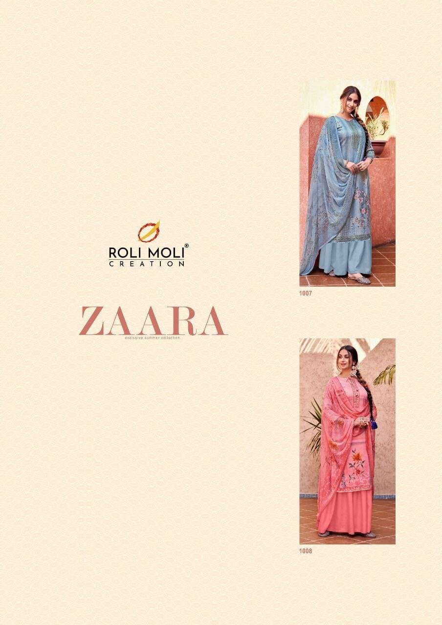 Roli Moli Zaara Catalog Jam Cotton Dress Materials